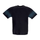 maglietta uomo negative flames tee BLACK/BALSAM GREEN