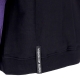 felpa cappuccio uomo negative flames hoodie BLACK/PURPLE