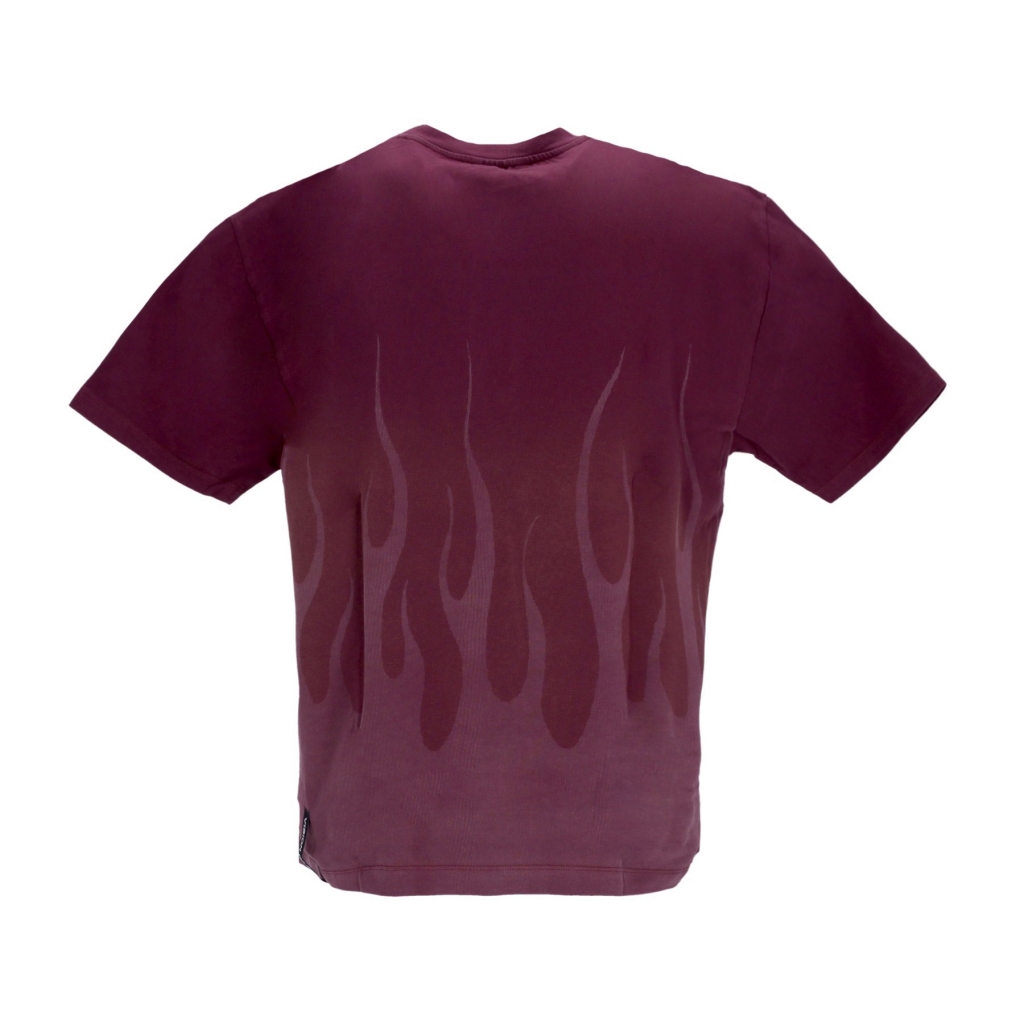 maglietta uomo corrosive flames tee GRAPE WINE