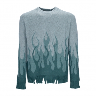 maglione uomo double flames l/s jumper BALSAM GREEN