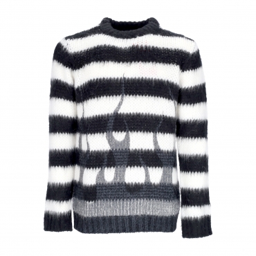 maglione uomo black flames jumper WHITE