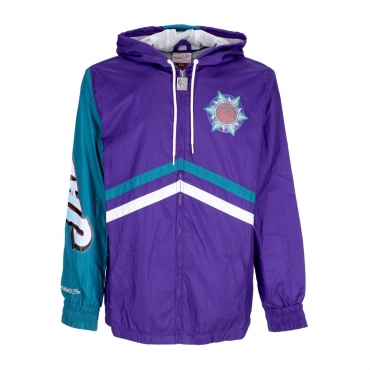 giacca a vento uomo nba undeniable full zip windbreaker hardwood classics utajaz PURPLE