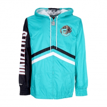 giacca a vento uomo nba undeniable full zip windbreaker hardwood classics vangri TEAL