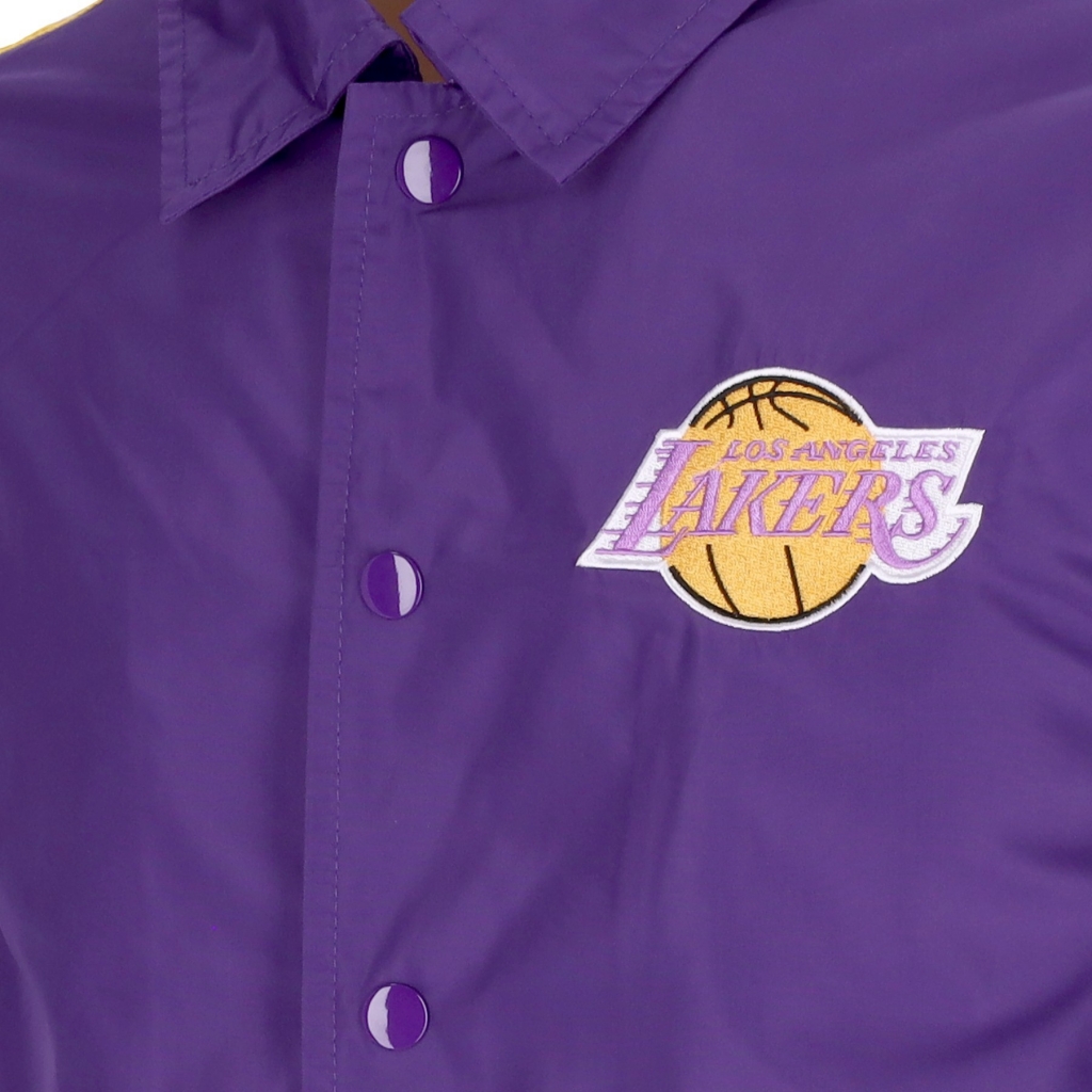 giacca coach jacket uomo nba big face coach jacket 50 hardwood classics loslak PURPLE