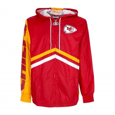 giacca a vento uomo nfl undeniable full zip windbreaker kanchi SCARLET