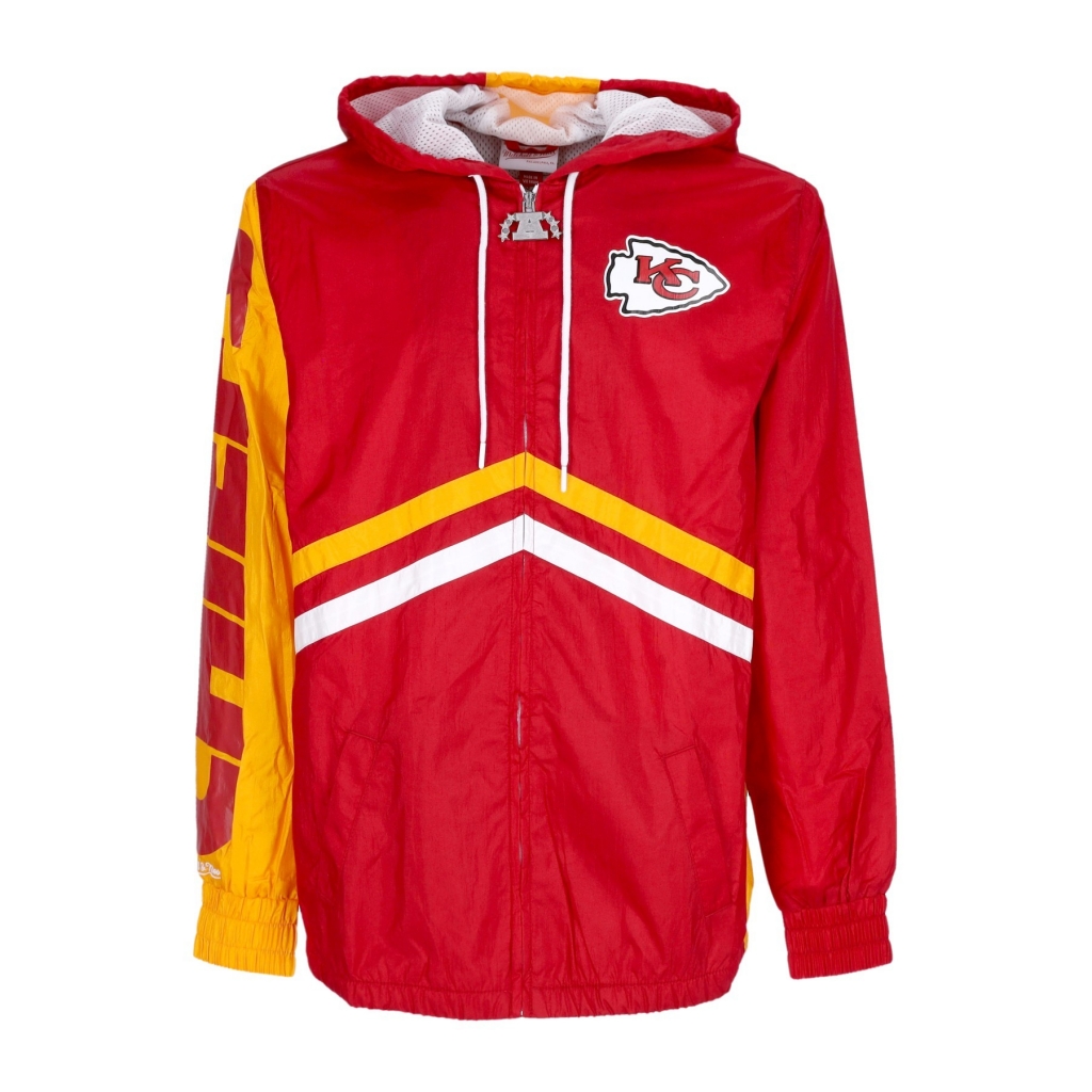 giacca a vento uomo nfl undeniable full zip windbreaker kanchi SCARLET