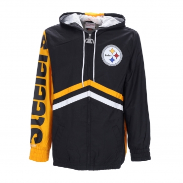 giacca a vento uomo nfl undeniable full zip windbreaker pitste BLACK