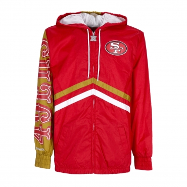 giacca a vento uomo nfl undeniable full zip windbreaker saf49e SCARLET