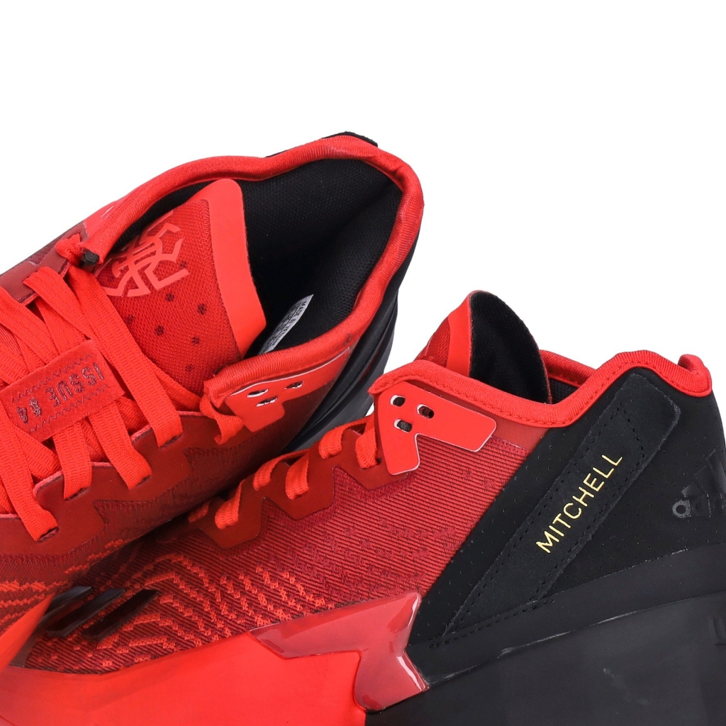 scarpa basket uomo don issue 4 VIVID RED/CORE BLACK/TEAM VICTORY RED