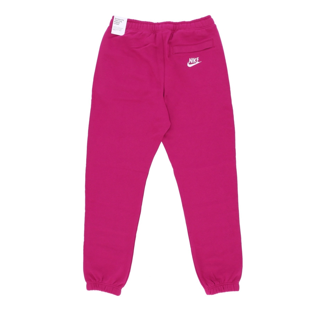 pantalone tuta felpato uomo sportswear hbr-c fleece joggers DYNAMIC BERRY/WHITE