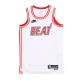 canotta basket uomo nba dri-fit swingman jersey hwc b22 miahea WHITE/BLACK