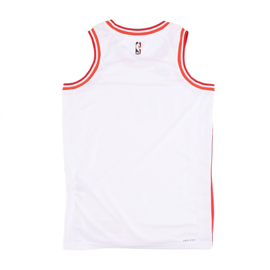 canotta basket uomo nba dri-fit swingman jersey hwc b22 miahea WHITE/BLACK