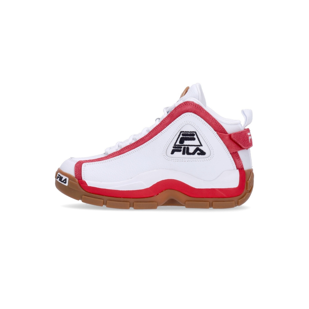 scarpa basket uomo grant hill 2 euro basket mid WHITE/FILA RED