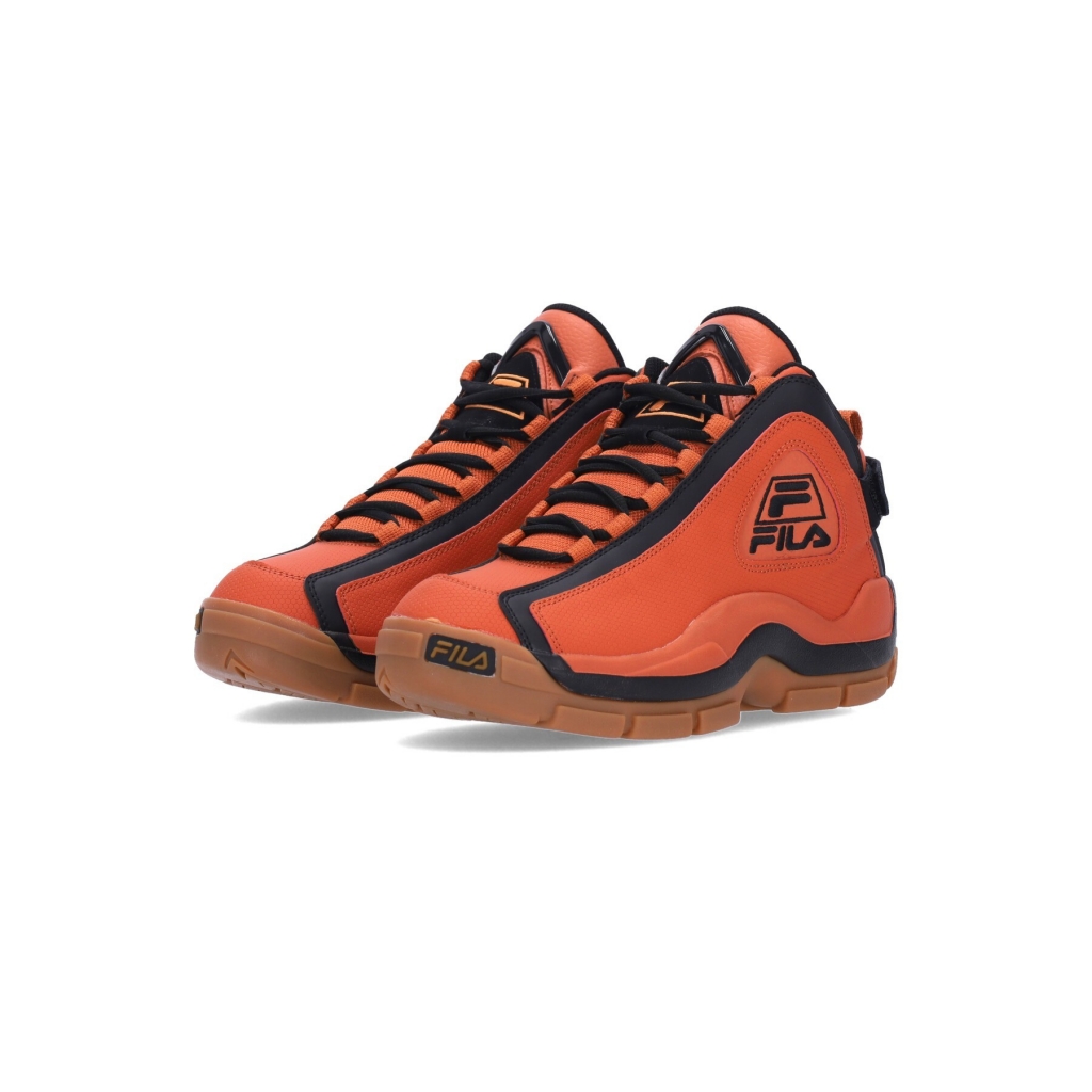 scarpa basket uomo grant hill 2 euro basket mid RUST/BLACK