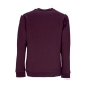 felpa leggera girocollo uomo trefoil crewneck SHADOW MAROON