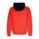 giacca tuta cappuccio uomo sportswear repeat sw pk full-zip hoodie LT CRIMSON/BLACK/WHITE