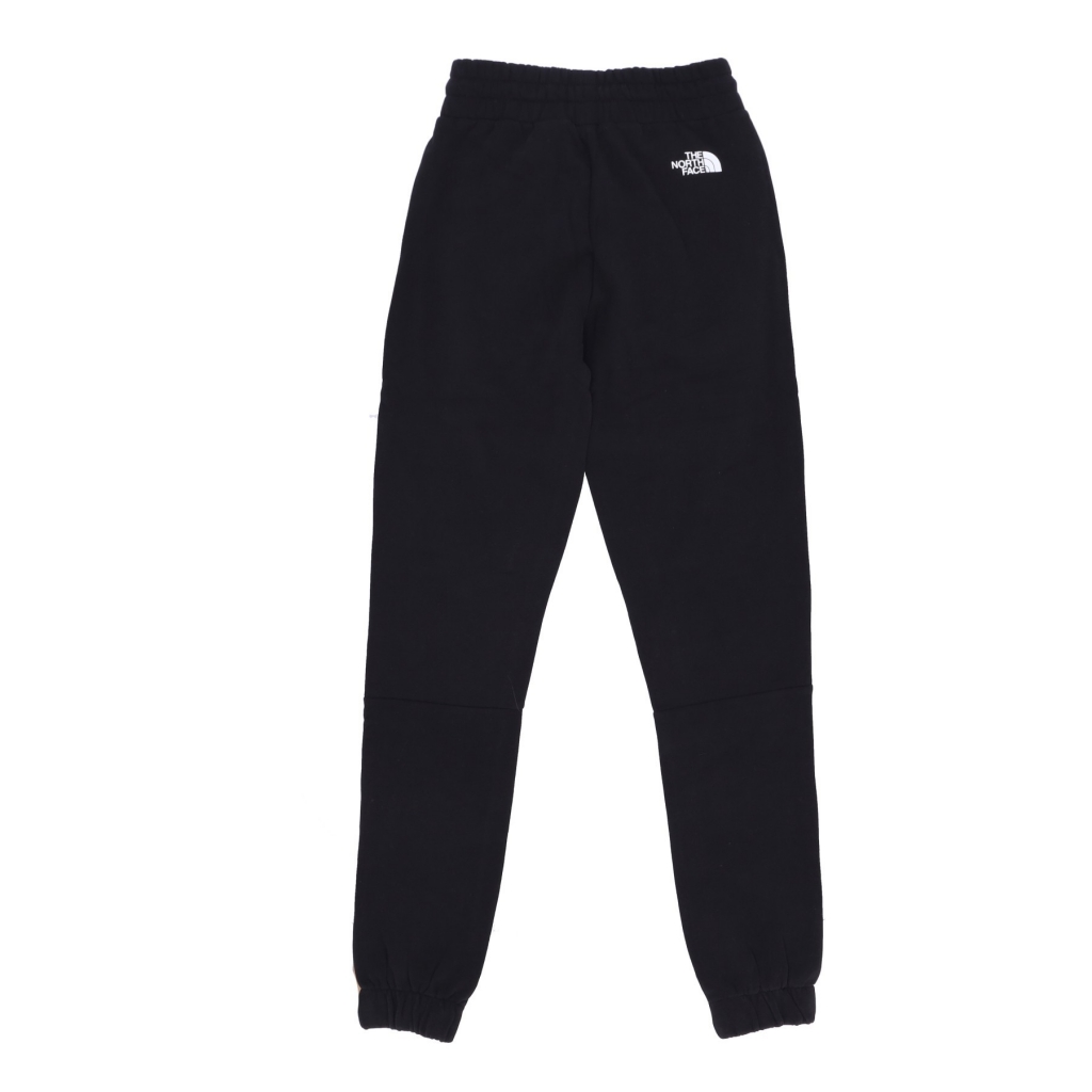 pantalone tuta felpato donna w fine pant BLACK