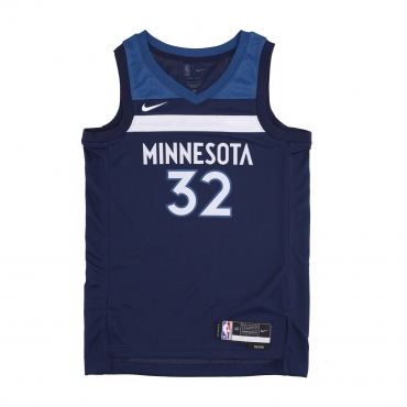 canotta basket uomo nba dri-fit swingman jersey icon edition 22 no 32 karl-anthony towns mintim COLLEGE NAVY