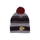 cappello pom pom uomo nhl rexford cuff knit chibla DARK GREY HEATHER