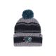 cappello pom pom uomo nhl rexford cuff knit sajsha DARK GREY HEATHER