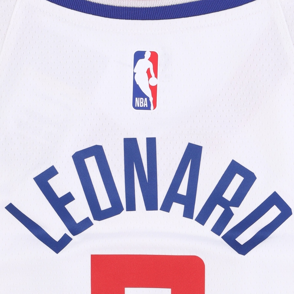 canotta basket uomo nba dri-fit swingman jersey association 2022/23 no 2 kawhi leonard loscli WHITE