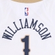 canotta basket uomo nba dri-fit swingman jersey association 2022/23 no 1 zion williamson neopel WHITE