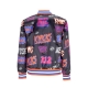 giubbotto bomber uomo nba slap sticker reversible jacket hardwood classics neykni BLACK