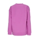 felpa leggera girocollo donna trefoil crewneck VIOLET