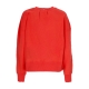 felpa leggera girocollo donna infuse crewneck BURNT RED