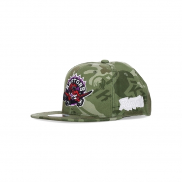 cappellino visiera piatta uomo nba tonal camo stretch fitted hardwood classics torrap CAMO GREEN