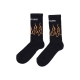 calza media uomo flames contour socks BLACK/ORANGE