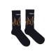 calza media uomo flames contour socks BLACK/ORANGE