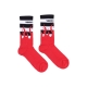 calza media uomo flames socks RED/WHITE/BLACK