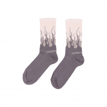 calza media uomo flames socks GREY