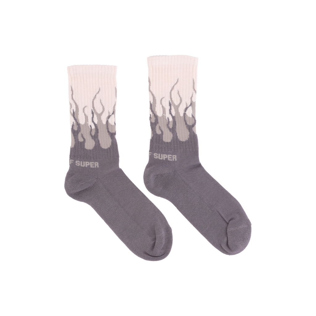 calza media uomo flames socks GREY