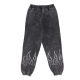 pantalone tuta felpato uomo embroidered flames pants GREY