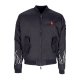 giubbotto bomber uomo embroidered flames bomber BLACK/WHITE