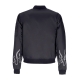 giubbotto bomber uomo embroidered flames bomber BLACK/WHITE