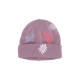 cappello donna yeji embroidered beanie LILAC CHALK