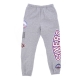 pantalone tuta felpato uomo nba team origins fleece pant hardwood classics phi76e GREY HEATHER