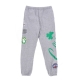 pantalone tuta felpato uomo nba team origins fleece pant hardwood classics boscel GREY HEATHER