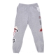 pantalone tuta felpato uomo nba team origins fleece pant hardwood classics miahea GREY HEATHER