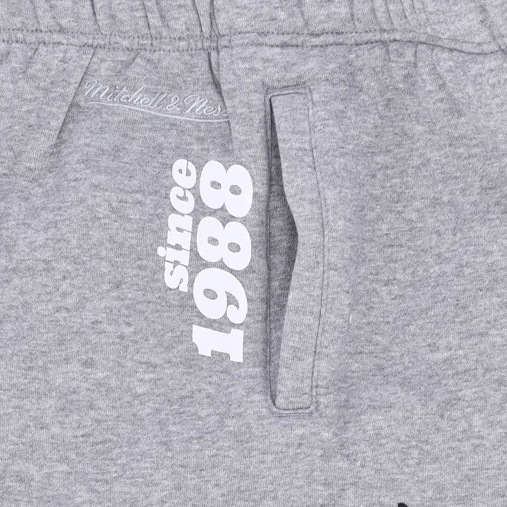 pantalone tuta felpato uomo nba team origins fleece pant hardwood classics miahea GREY HEATHER