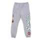 pantalone tuta felpato uomo nba team origins fleece pant hardwood classics seasup GREY HEATHER