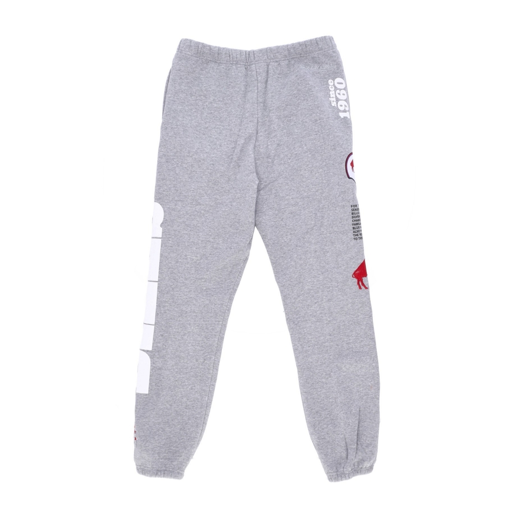 pantalone tuta felpato uomo nfl team origins fleece pant bufbil GREY HEATHER