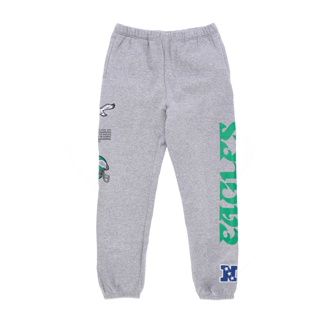 pantalone tuta felpato uomo nfl team origins fleece pant phieag GREY HEATHER