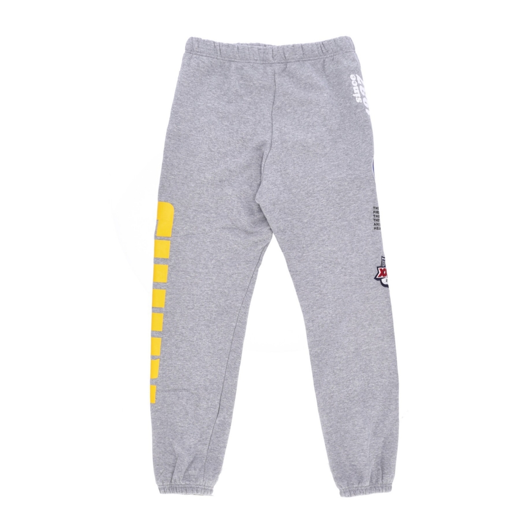 pantalone tuta felpato uomo nfl team origins fleece pant losram GREY HEATHER