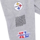 pantalone tuta felpato uomo nfl team origins fleece pant pitste GREY HEATHER