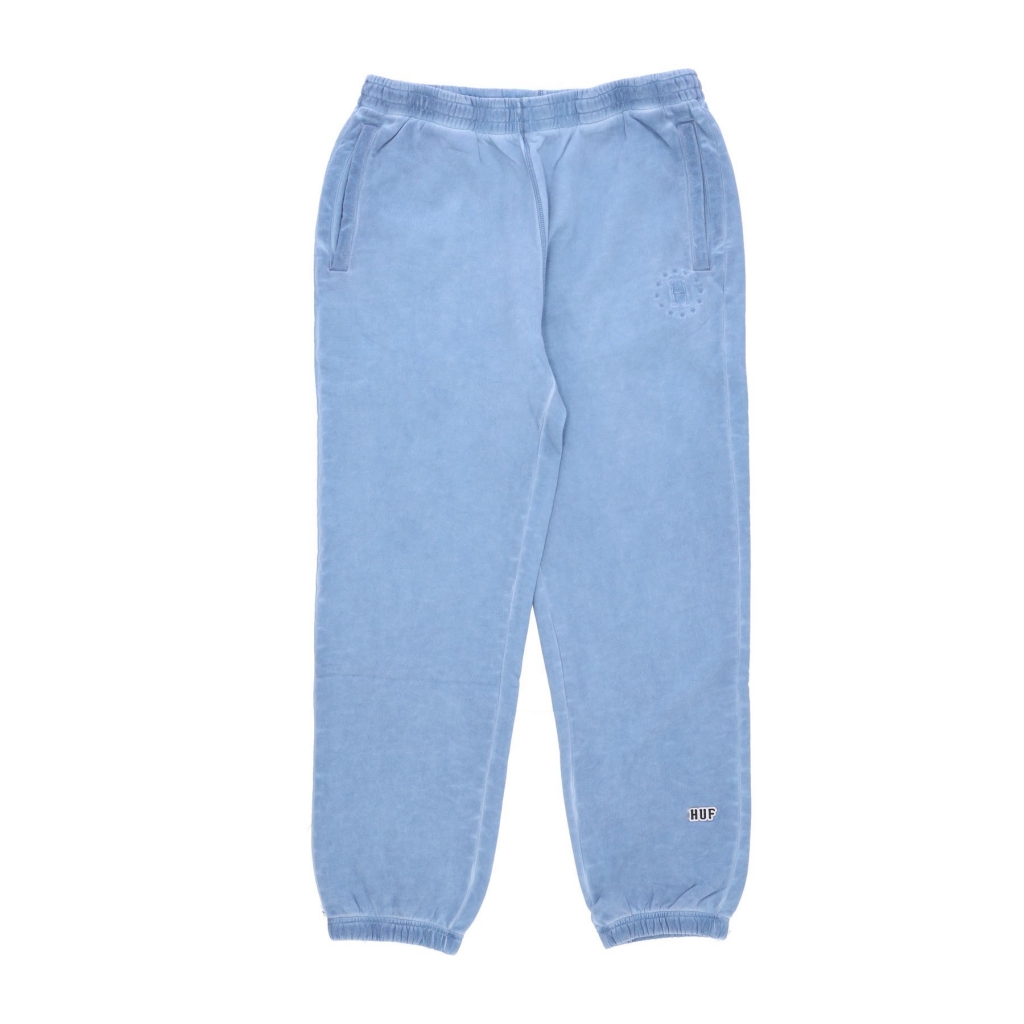 pantalone tuta felpato uomo 12 galaxies faded fleece pant BLUE