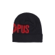 cappello uomo octopus logo beanie BLACK/RED